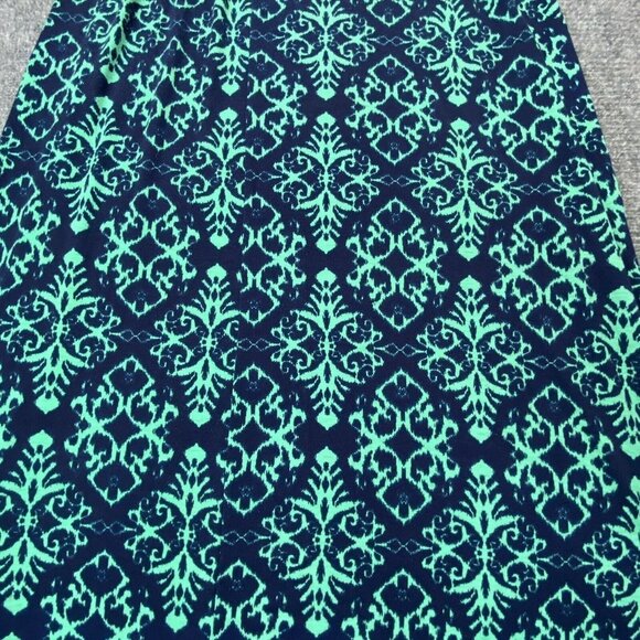 Joe B by Joe‎ Benbasset Skirt Womens Small Maxi Green Blue Pull On Geometric - Picture 10 of 10